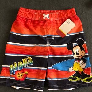 NWT KIDS BOYS DISNEY BOARD SHORT